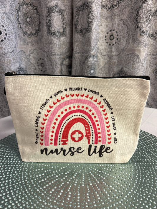 Nurse Life Cosmetic or Accessory Bag