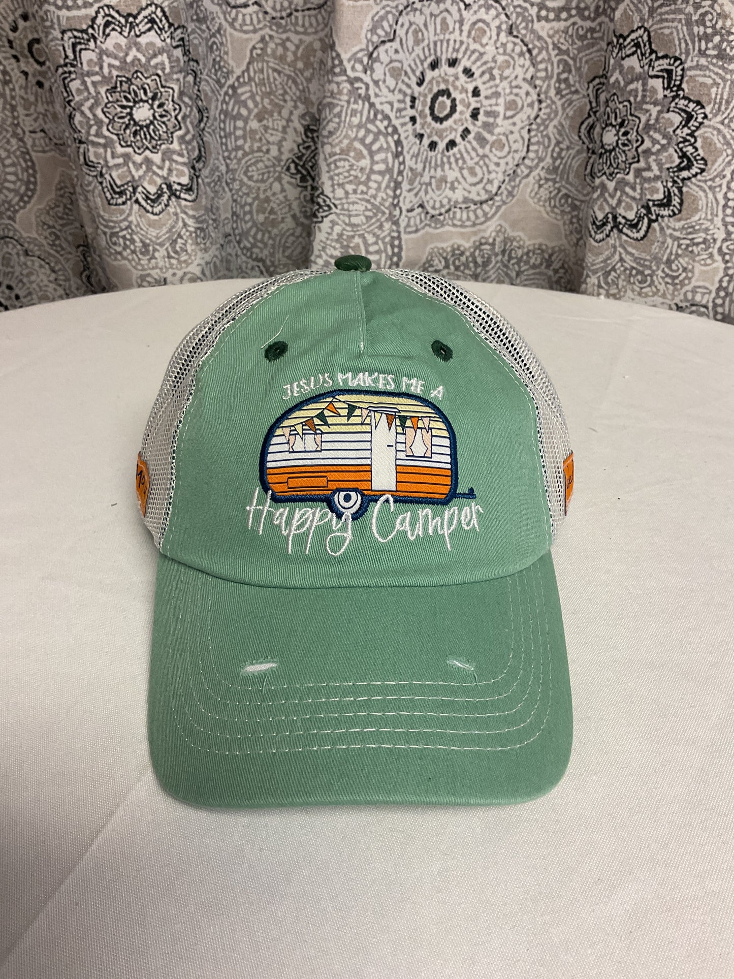 HAPPY CAMPER BALL CAP