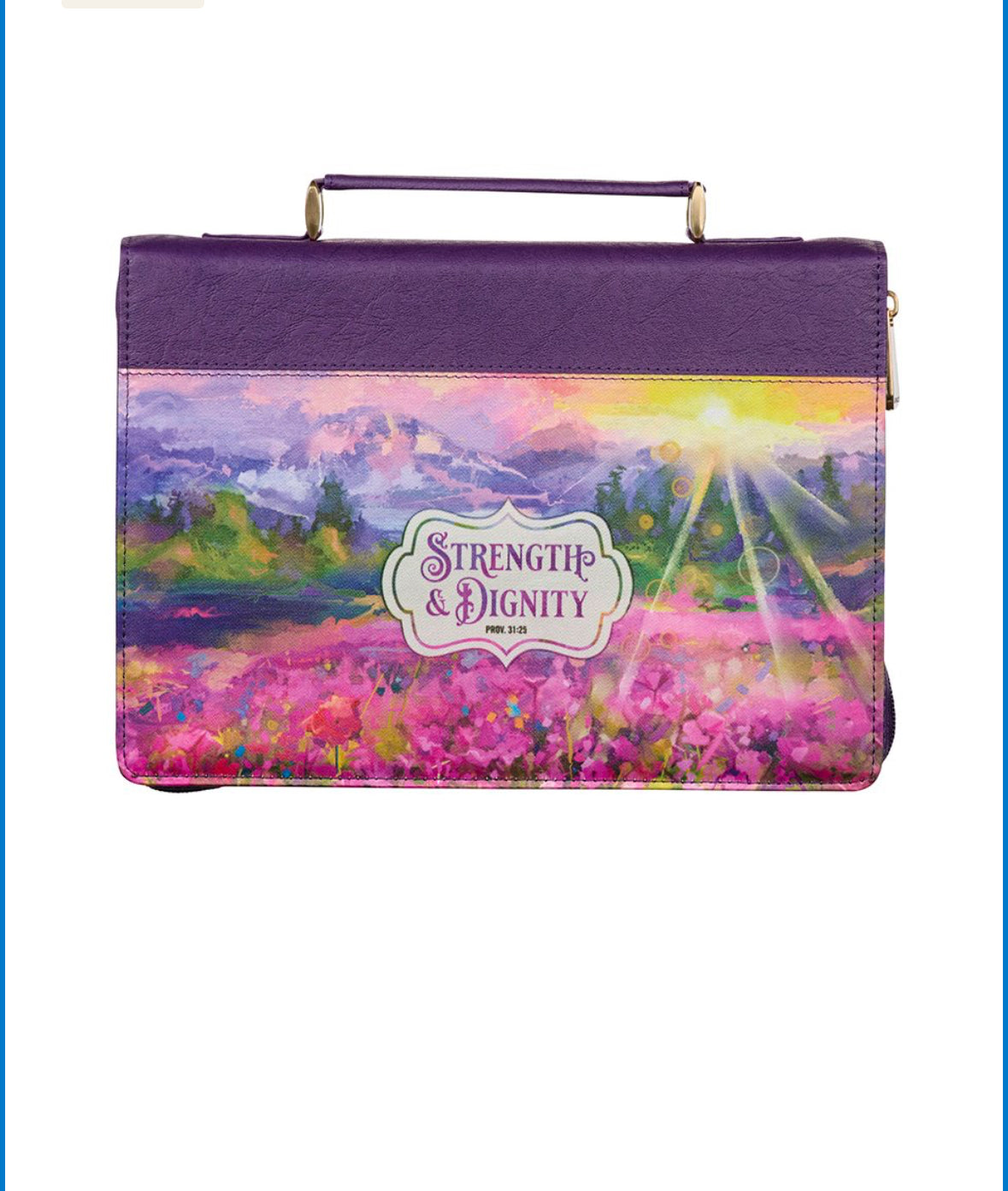 Strength And Dignity Bible Cover, Medium