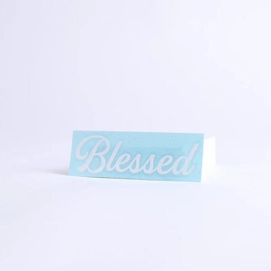 Auto Vinyl Decal - Blessed
