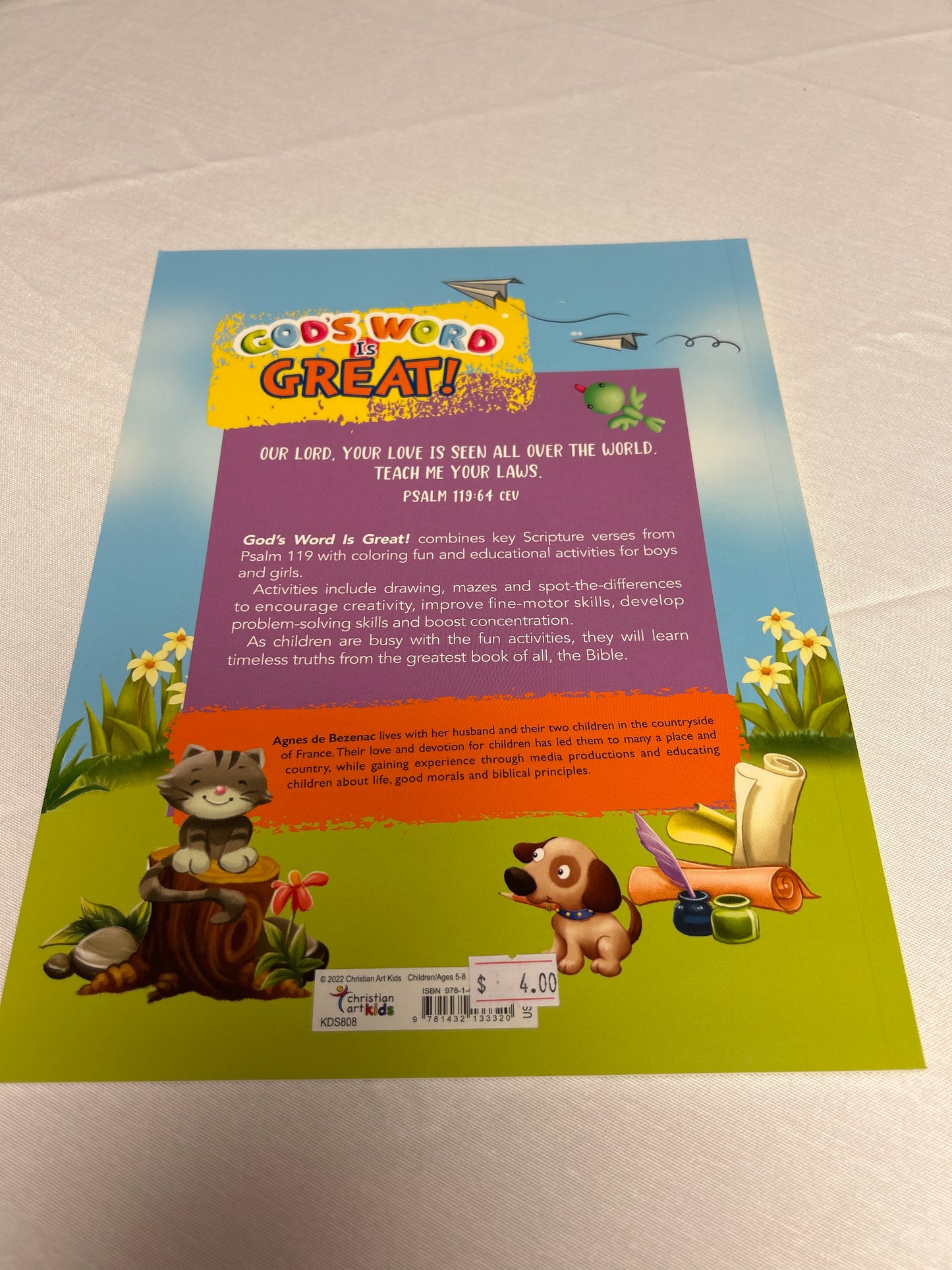 Gods Word Is Great! Coloring and Activity Fun from Psalm 119