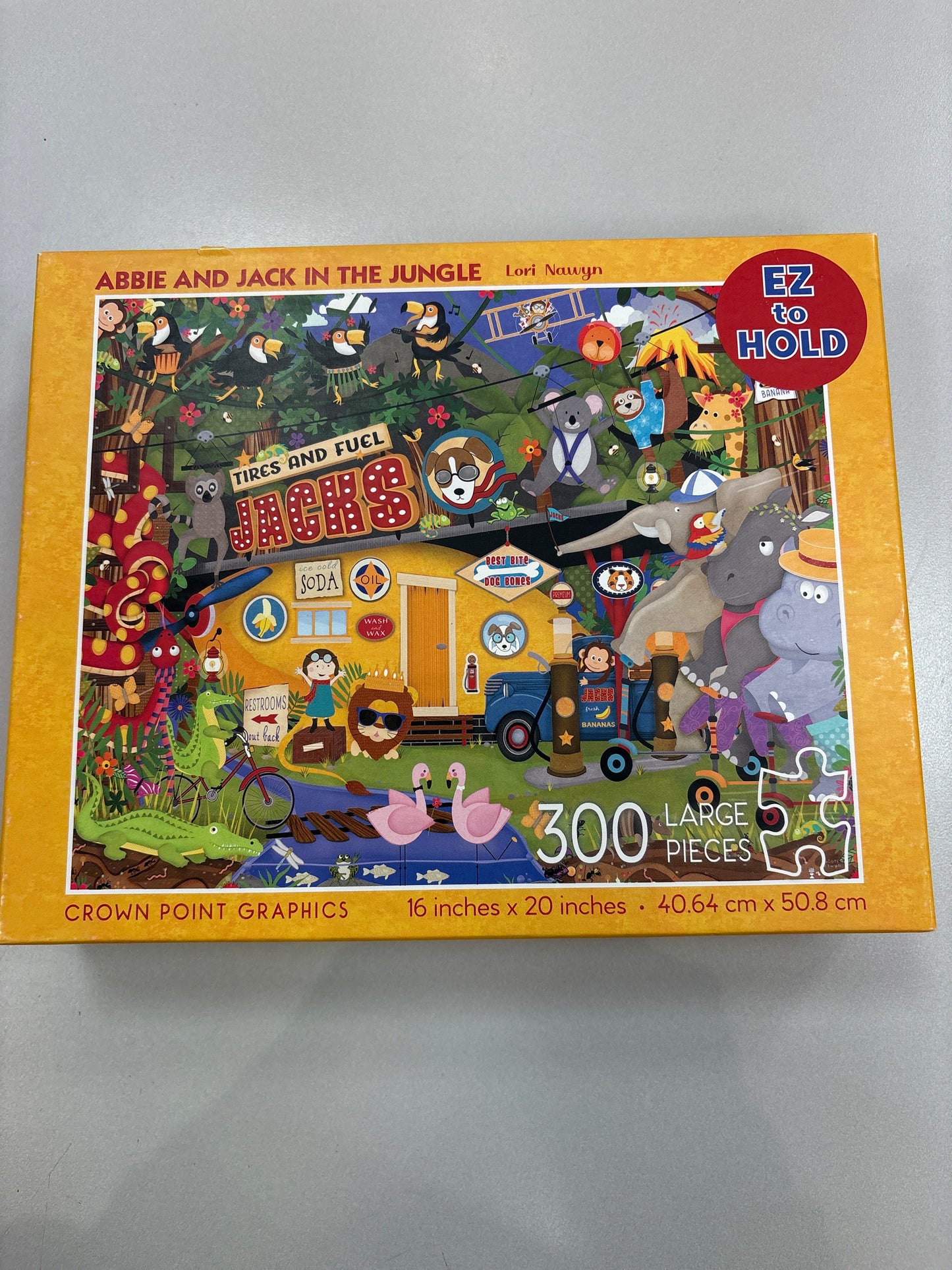 Abbie & Jack in the jungle puzzle