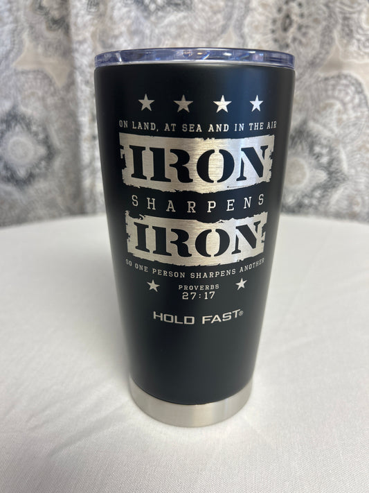 Iron Sharpens Iron Tumbler