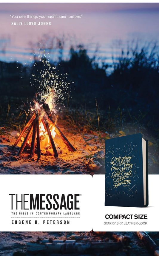 The Message Compact (Leather-Look, Starry Sky): The Bible in Contemporary Language