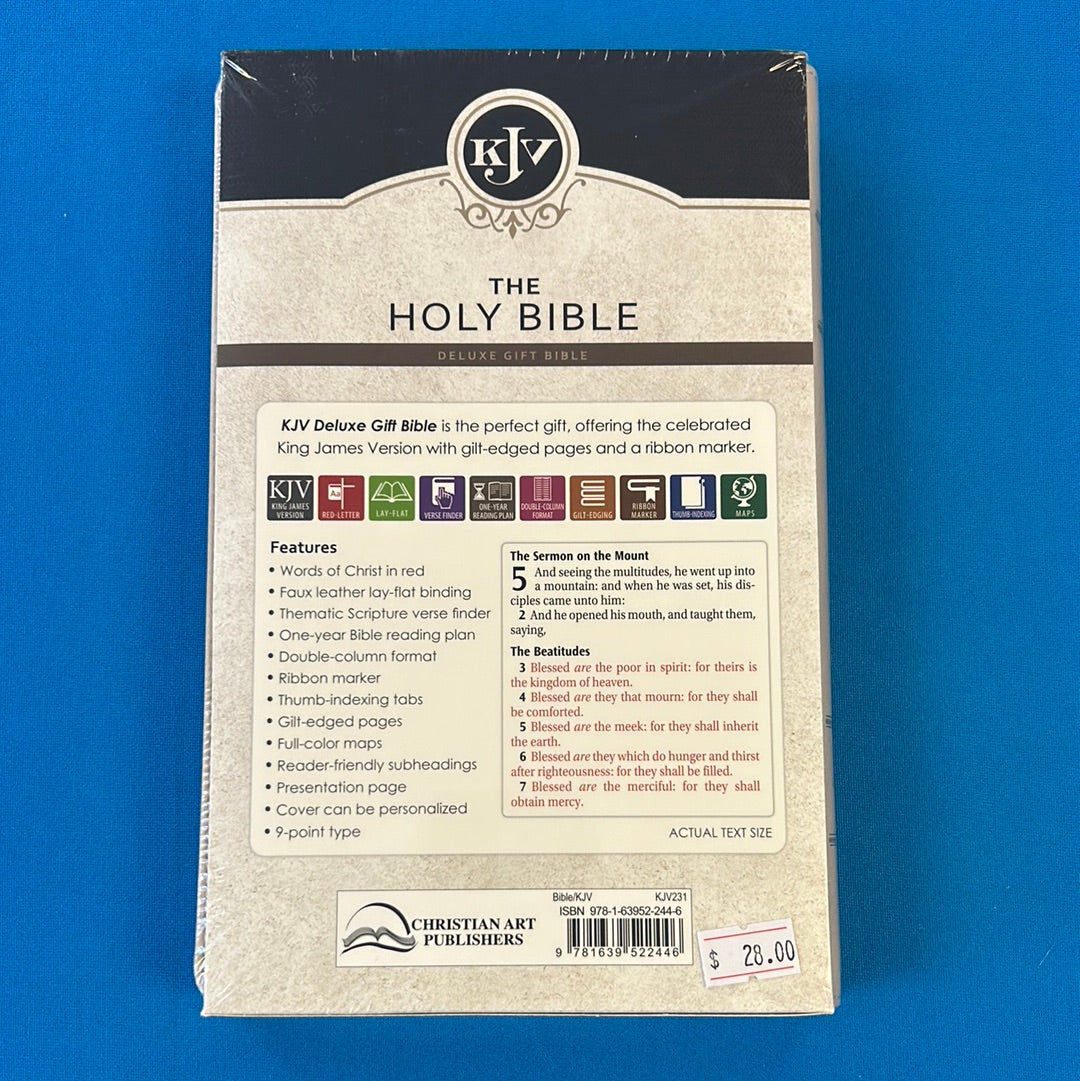 KJV The Holy Bible Deluxe Gift Bible