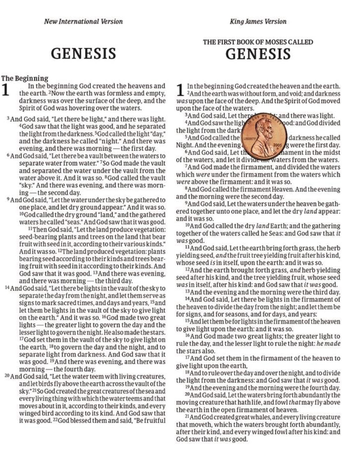 NIV, KJV, NASB, Amplified, Parallel Bible, Bonded Leather, Burgundy: Four Bible Versions Together for Study and Comparison