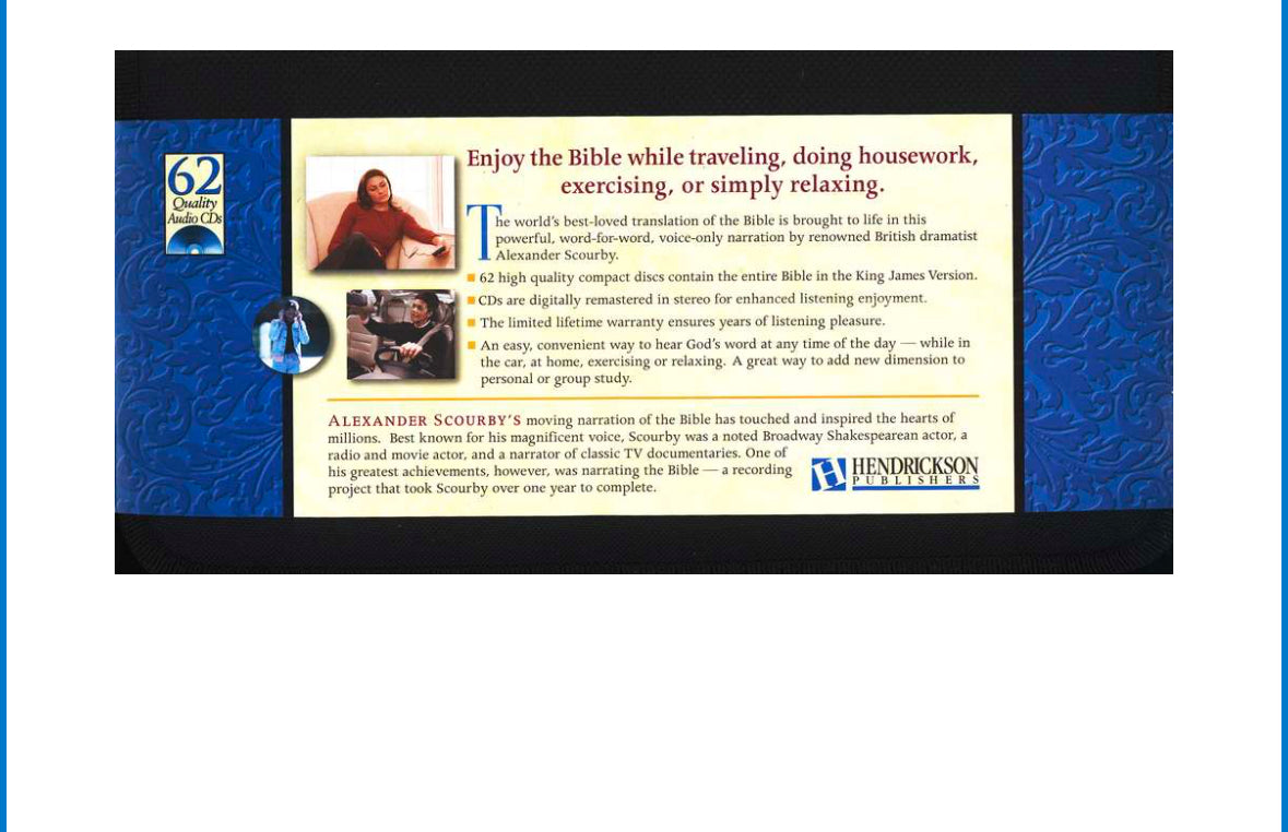 KJV Holy Bible on Audio CD