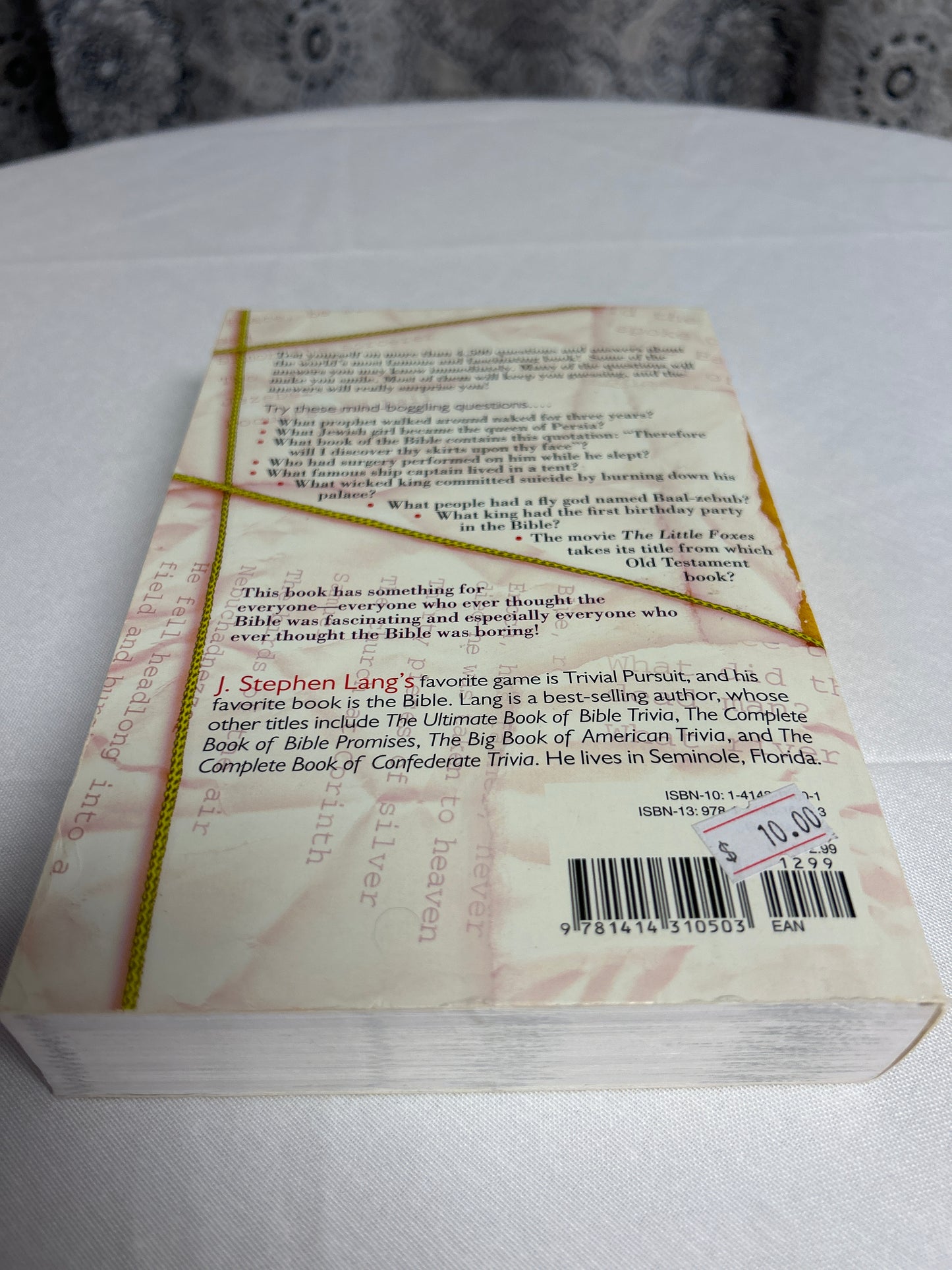 The Complete Book Of Bible Trivia