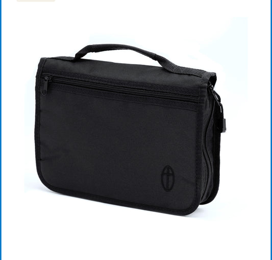 Wordkeeper ® Economy Canvas Bible Cover, Black, Extra Large