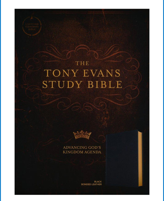 CSB Tony Evans Study Bible, Black Bonded Leather