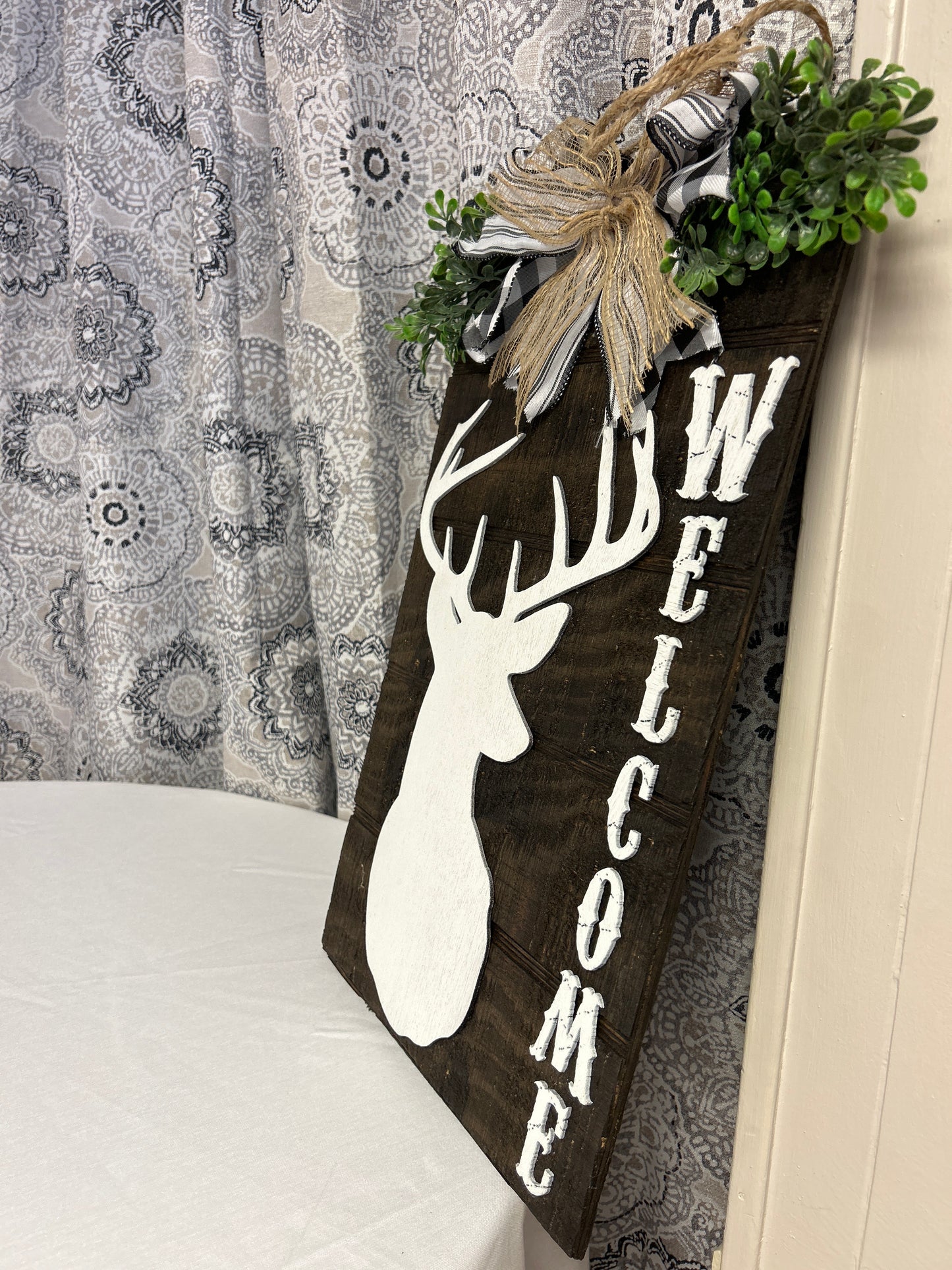 Buck Welcome Sign