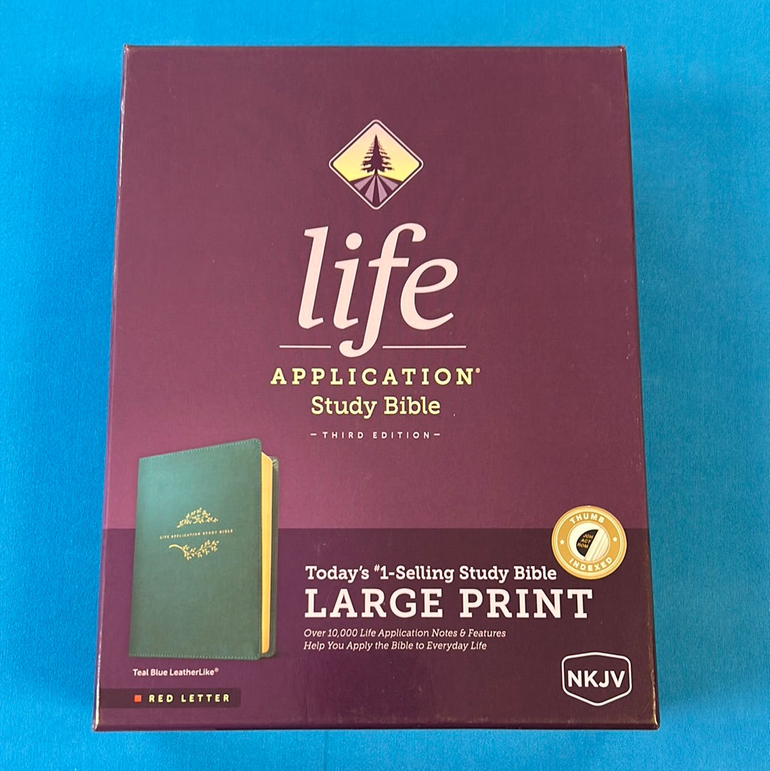 NKJV Life Application Study Bible Large Print