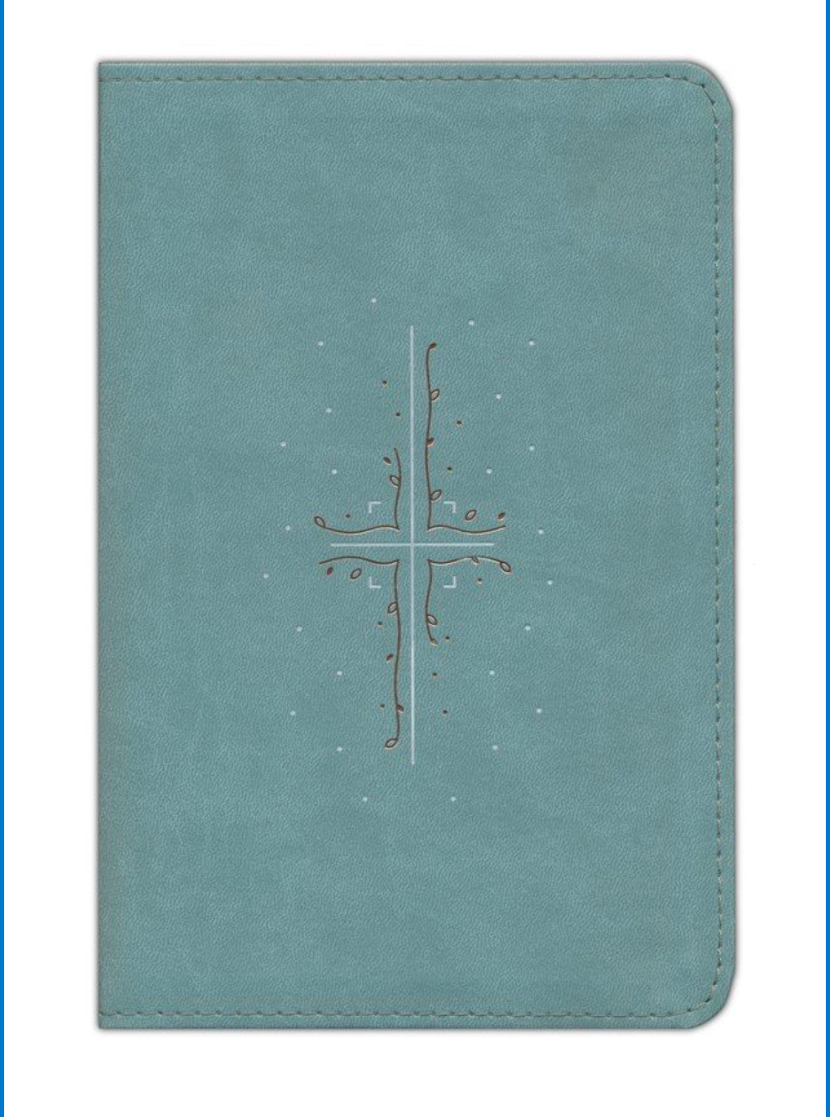 NLT Filament Bible--soft leather-look, teal