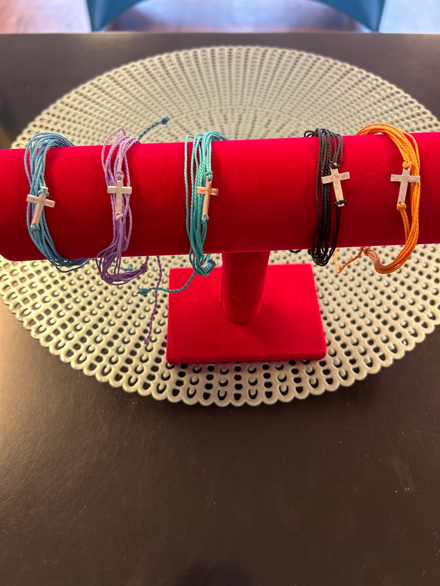 Thread Cross Bracelet