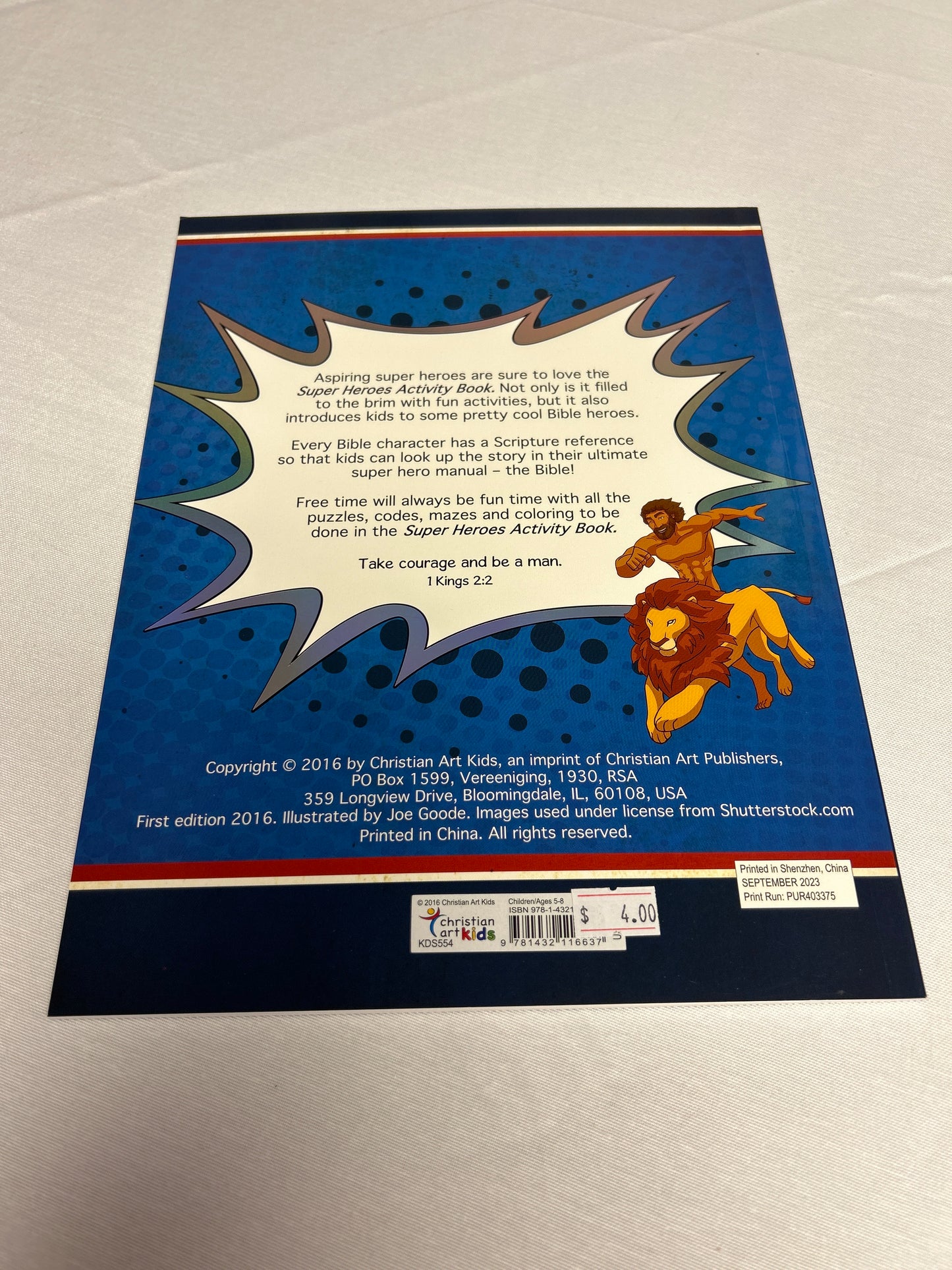 Super Heroes Activity Book
