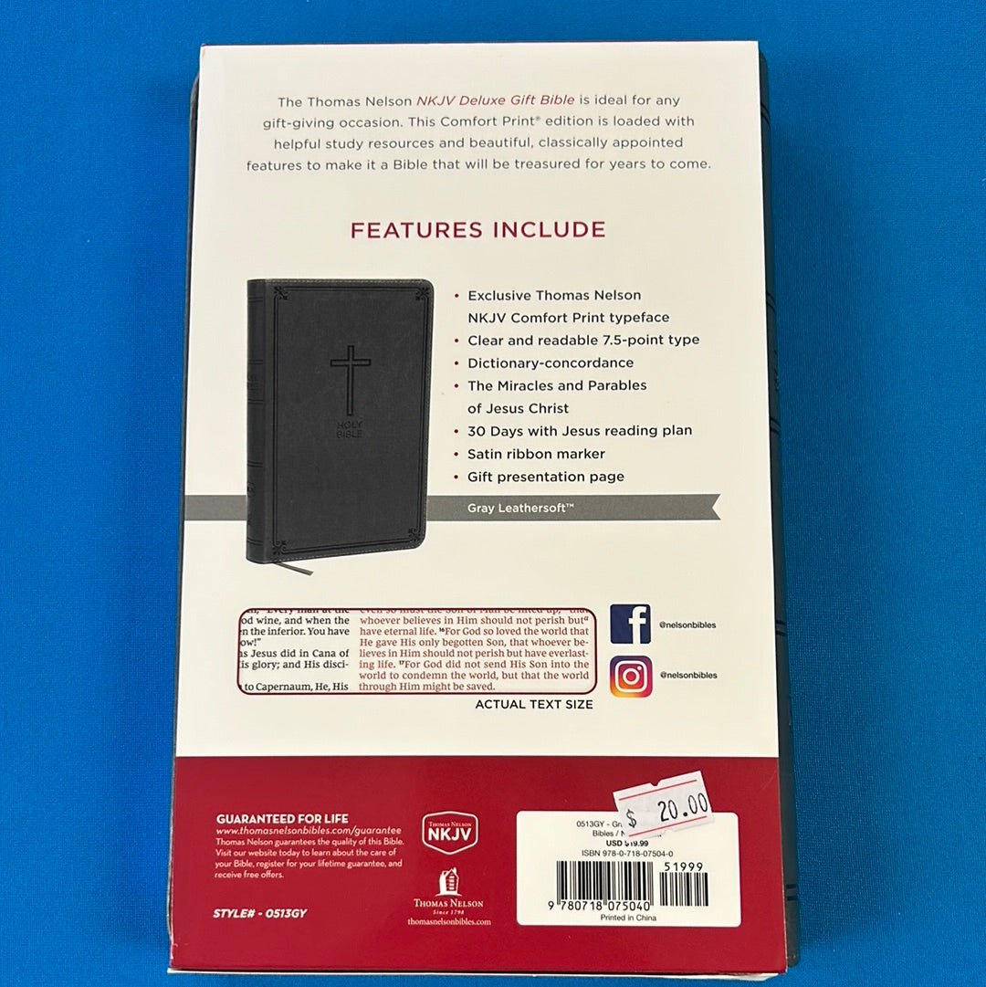 NKJV Deluxe Gift Bible