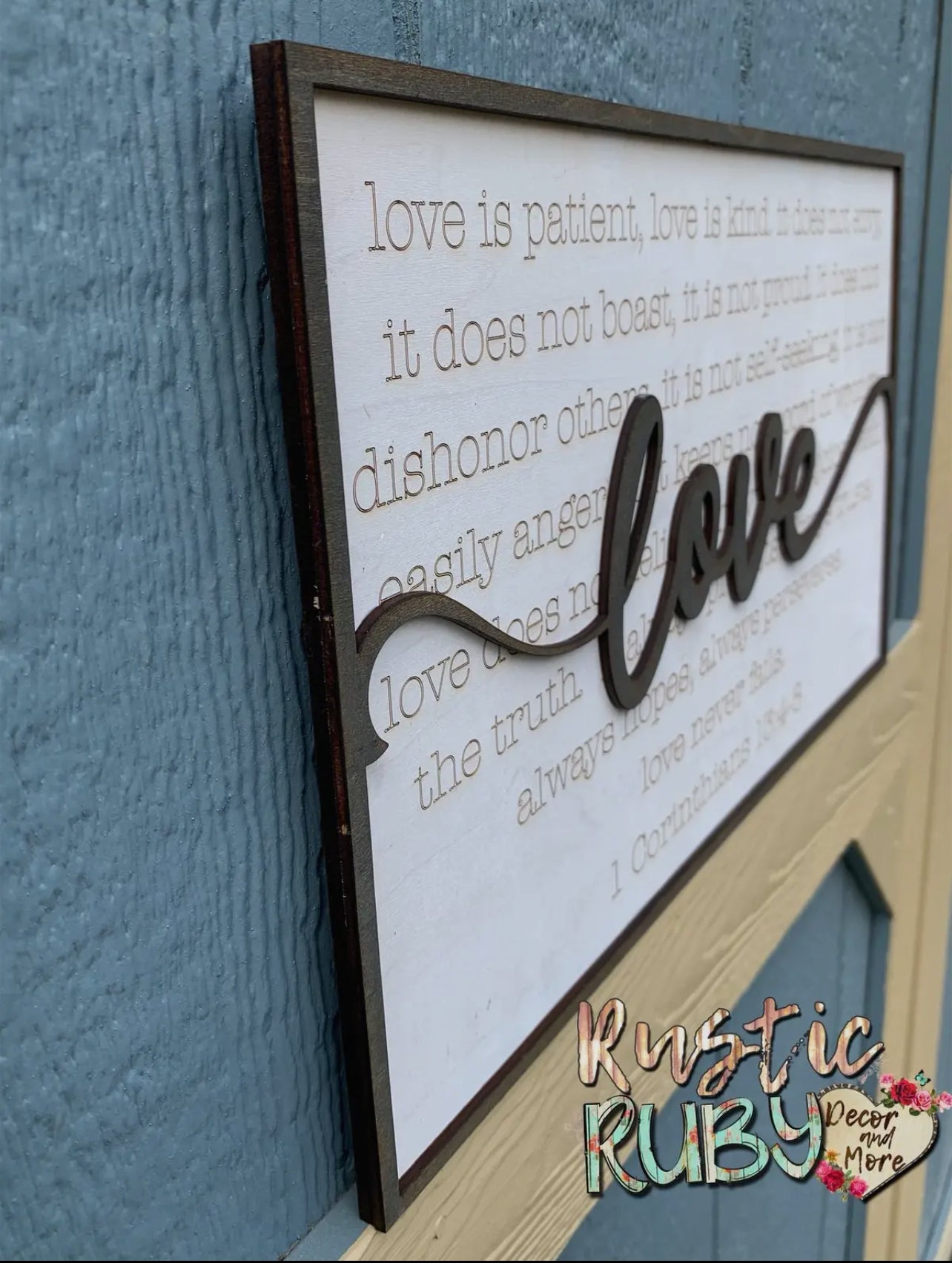 Love 1 Corinthians Sign