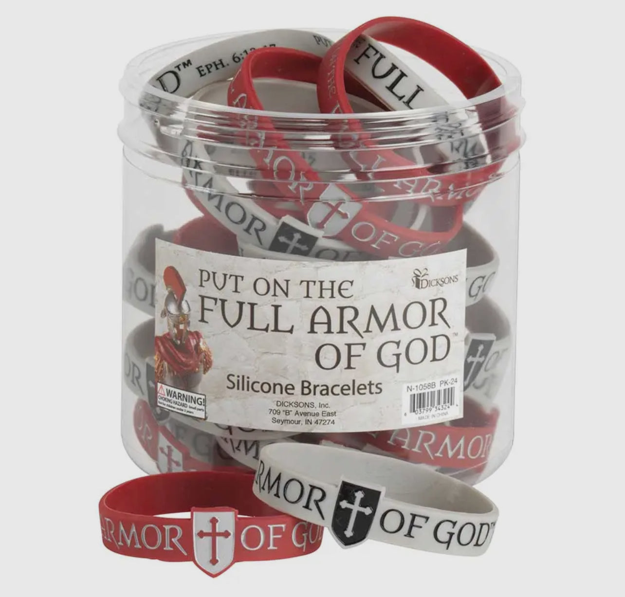 Full Armor Of God Silicone Bracelets