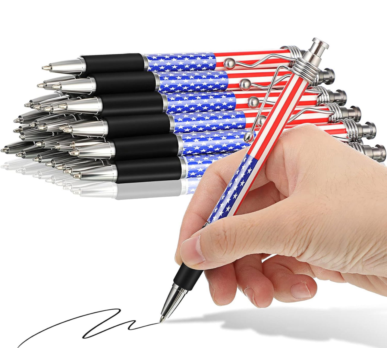 American Flag ink pens