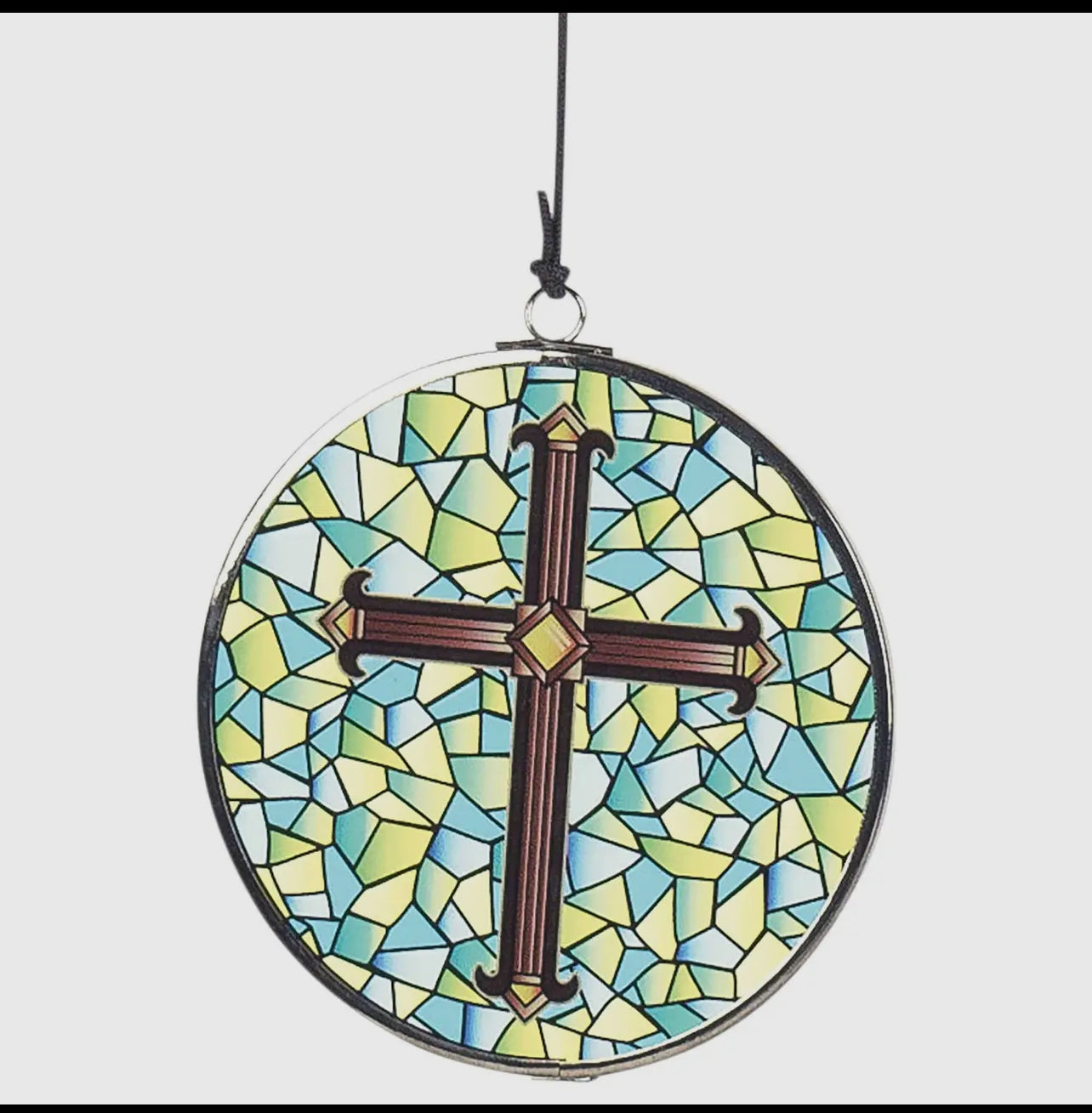 Windchime Cross Sail Blue Green 35”