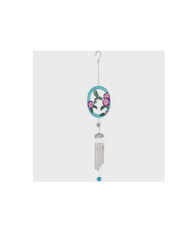 Floral Hummingbird Wireworks Garden Chime