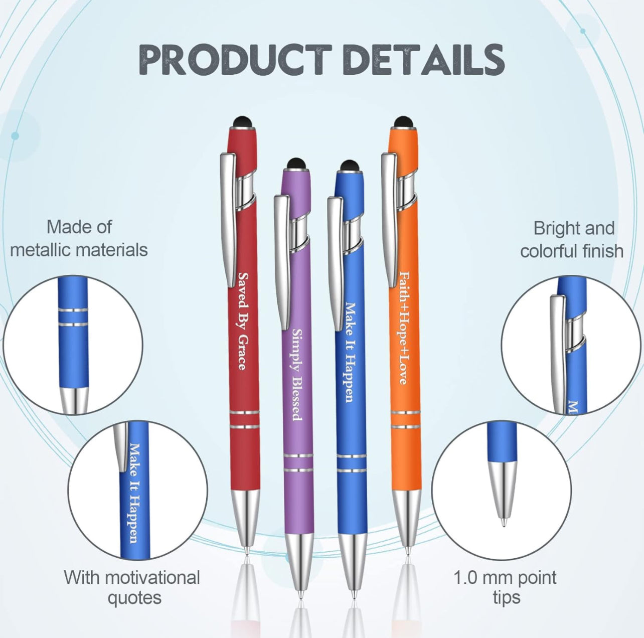 Inspirational Scripture Quote Pens