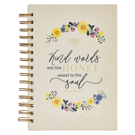 Journal Wirebound Navy Kind Words Prov. 16:24