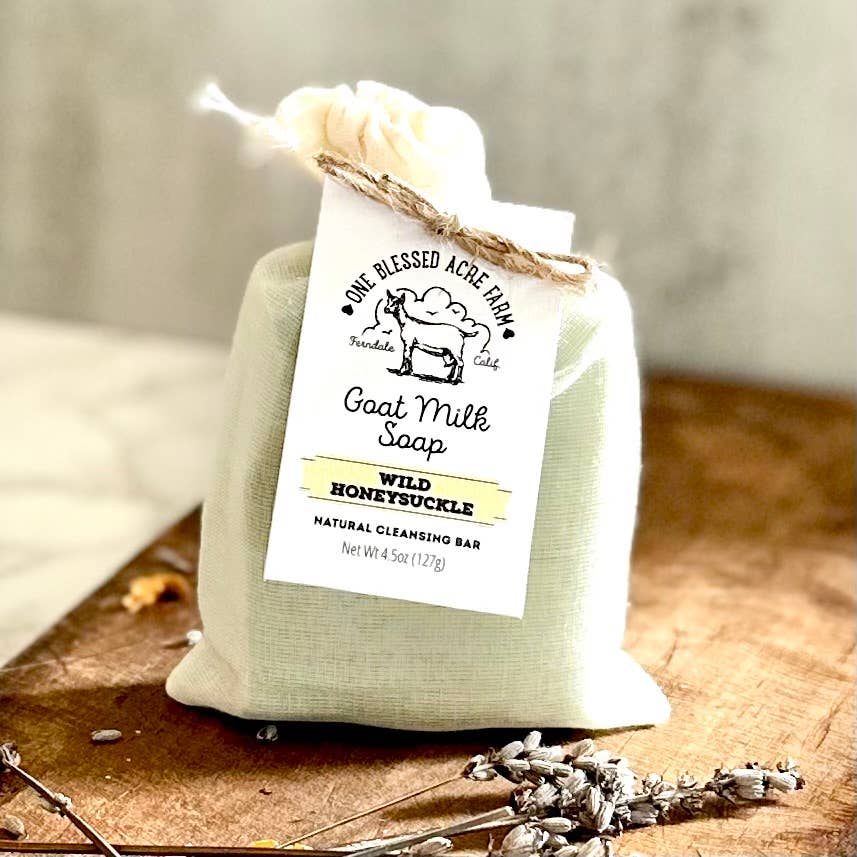Wild Honeysuckle Goat Milk Bar Soap