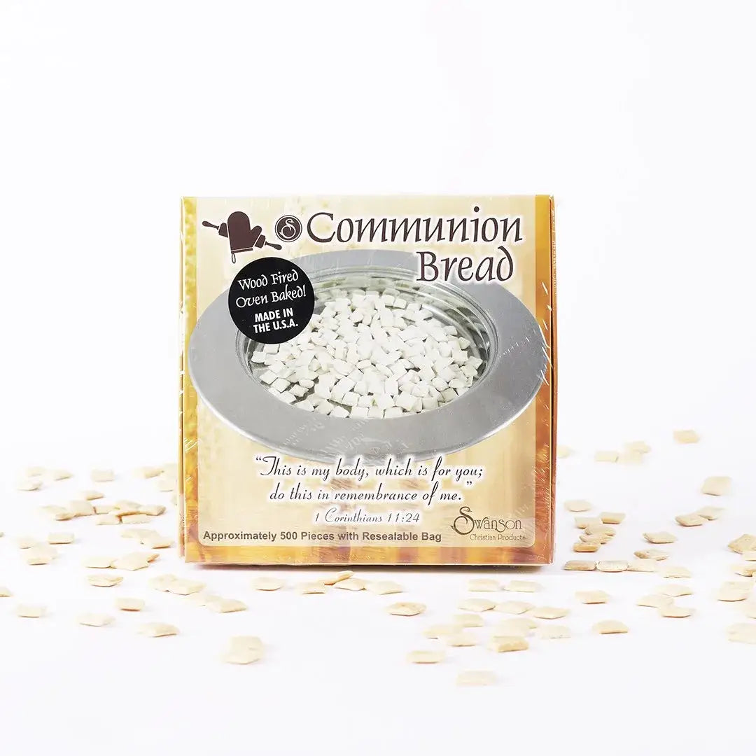 Communion Bread Squared - with Resealable Bag - Approx. 500