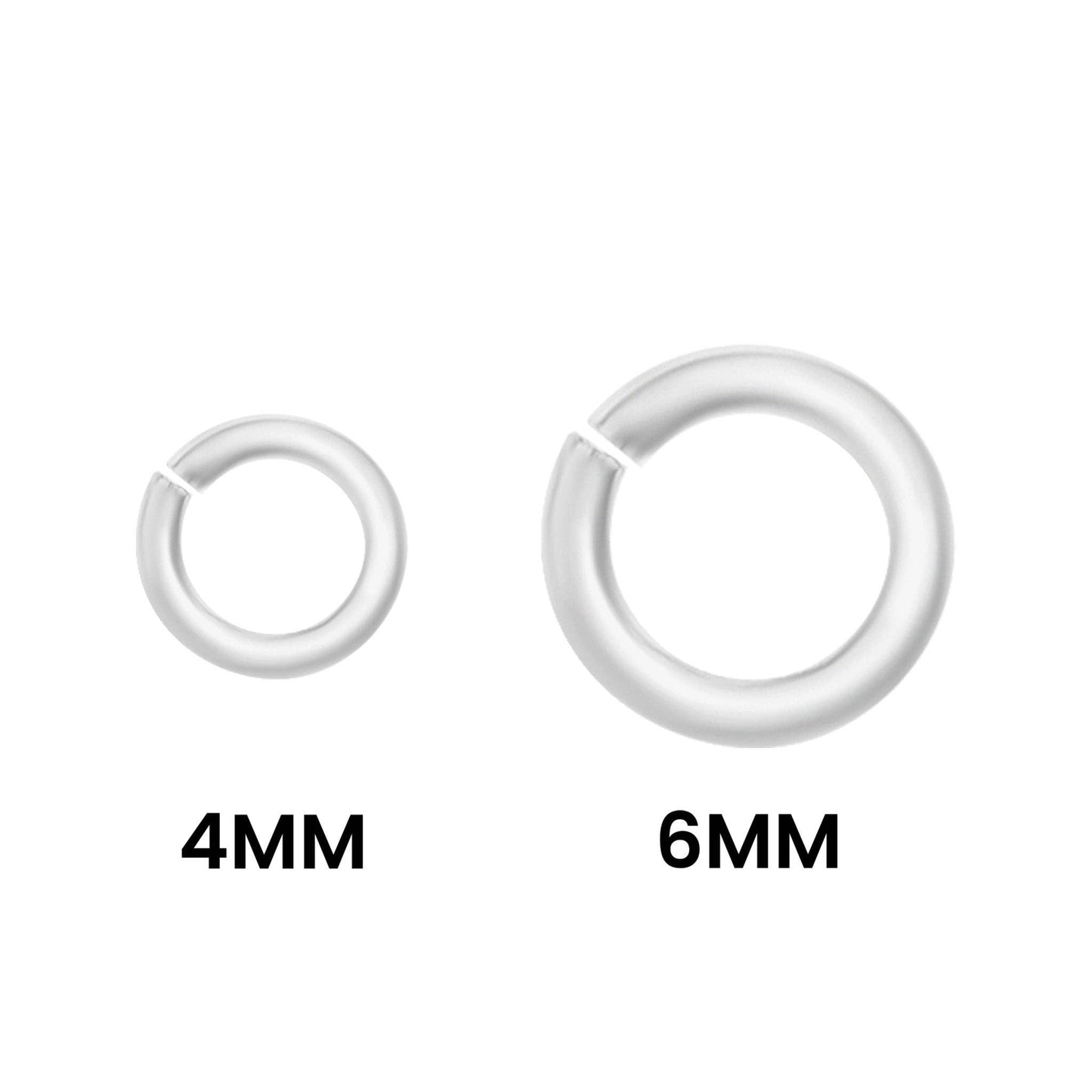 10 Pack Sterling Silver Open Jump Rings