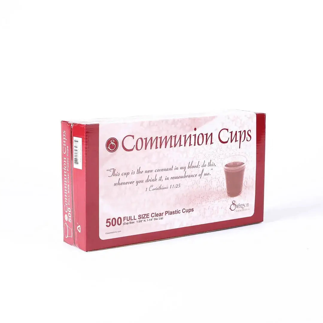Communion Cups - Clear Full Size - 1 3/8In - 500 Count