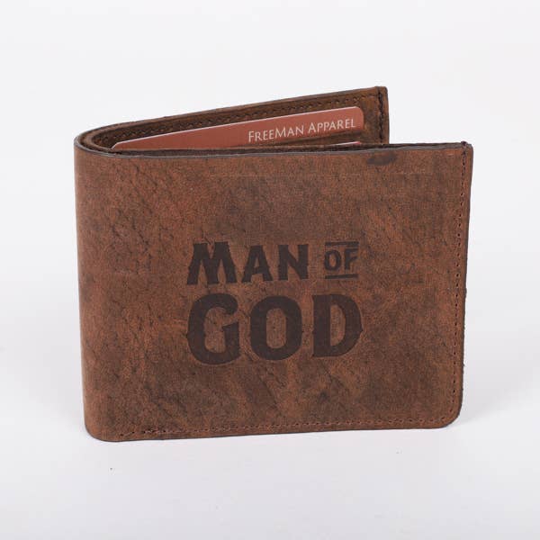Men's Wallet - Leather - Man of God
