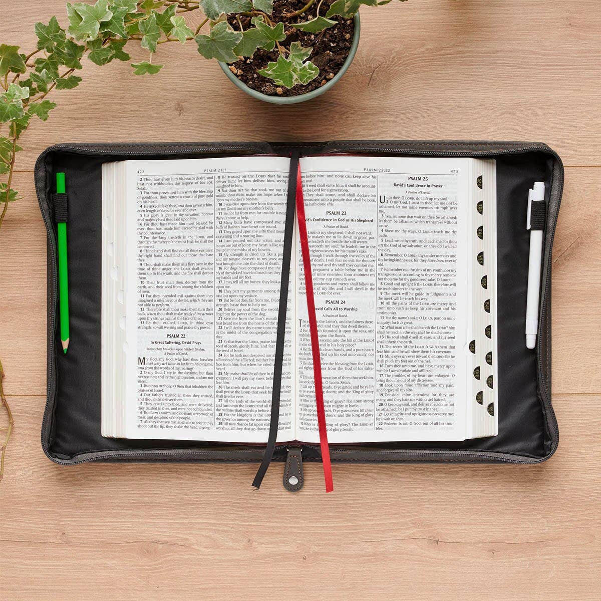 Bible Cover Classic Gray Be Strong And Courageous Josh. 1:9