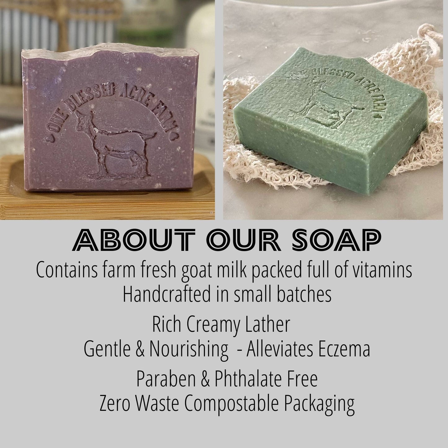 Almond Oatmeal Goat Milk Bar Soap