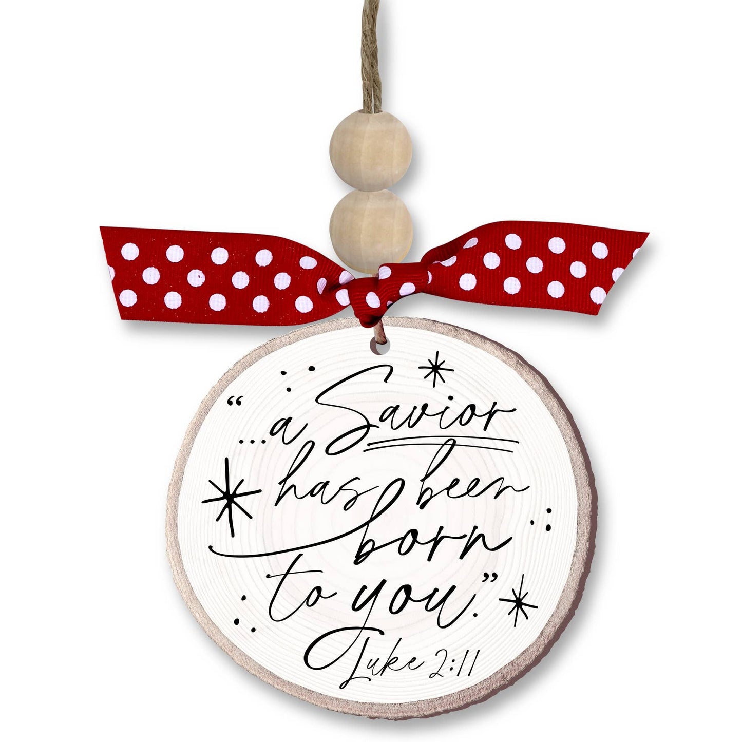🎄 LCP Christmas Ornament Rustic Tree Savior