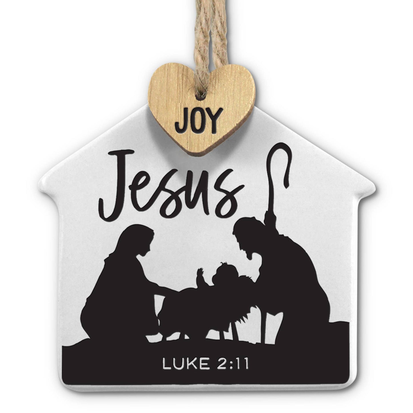 🎄LCP Ornament Stable Tag Jesus Twine Hanger