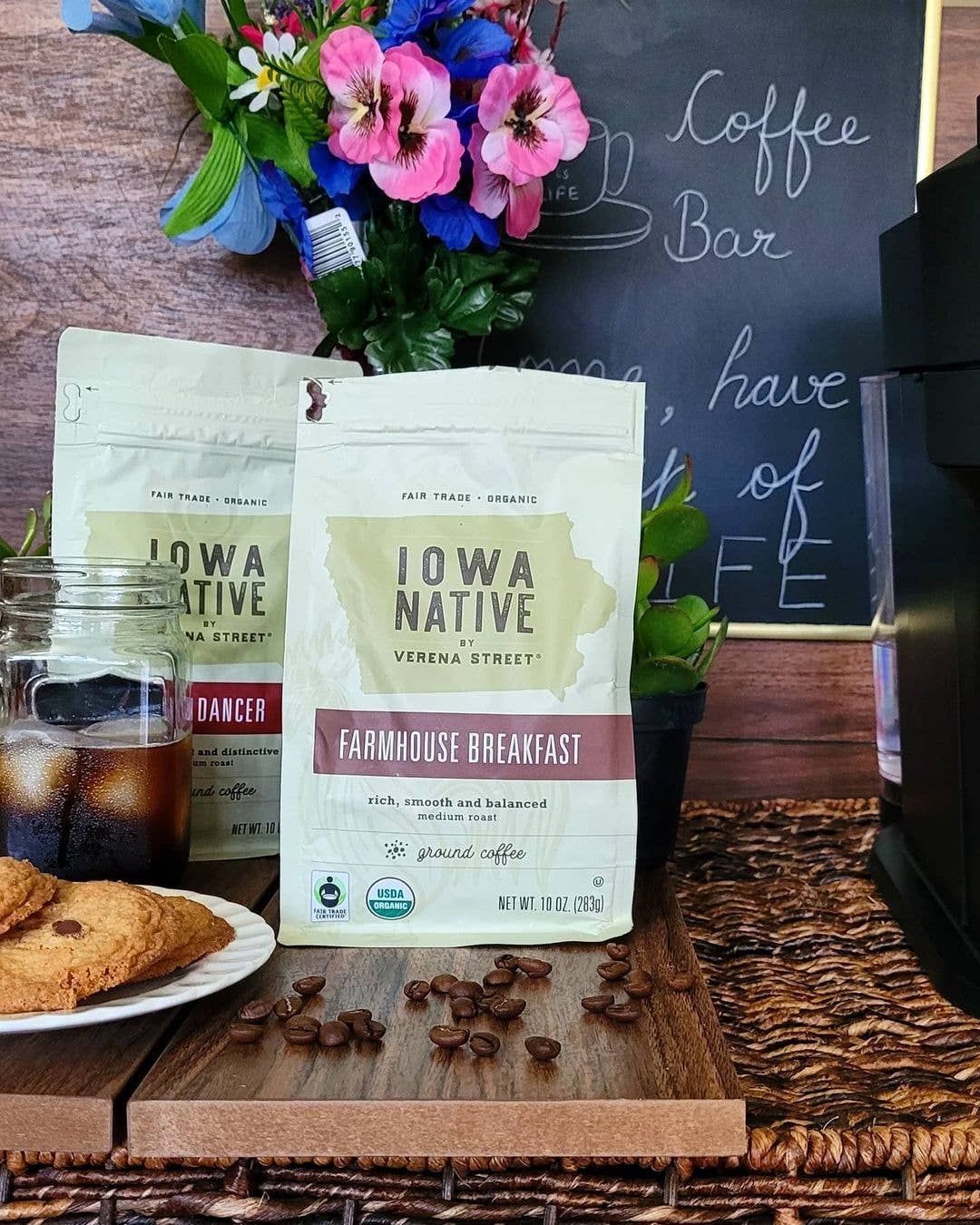 Farmhouse Breakfast Fair Trade Organic Coffee 10 oz. Ground