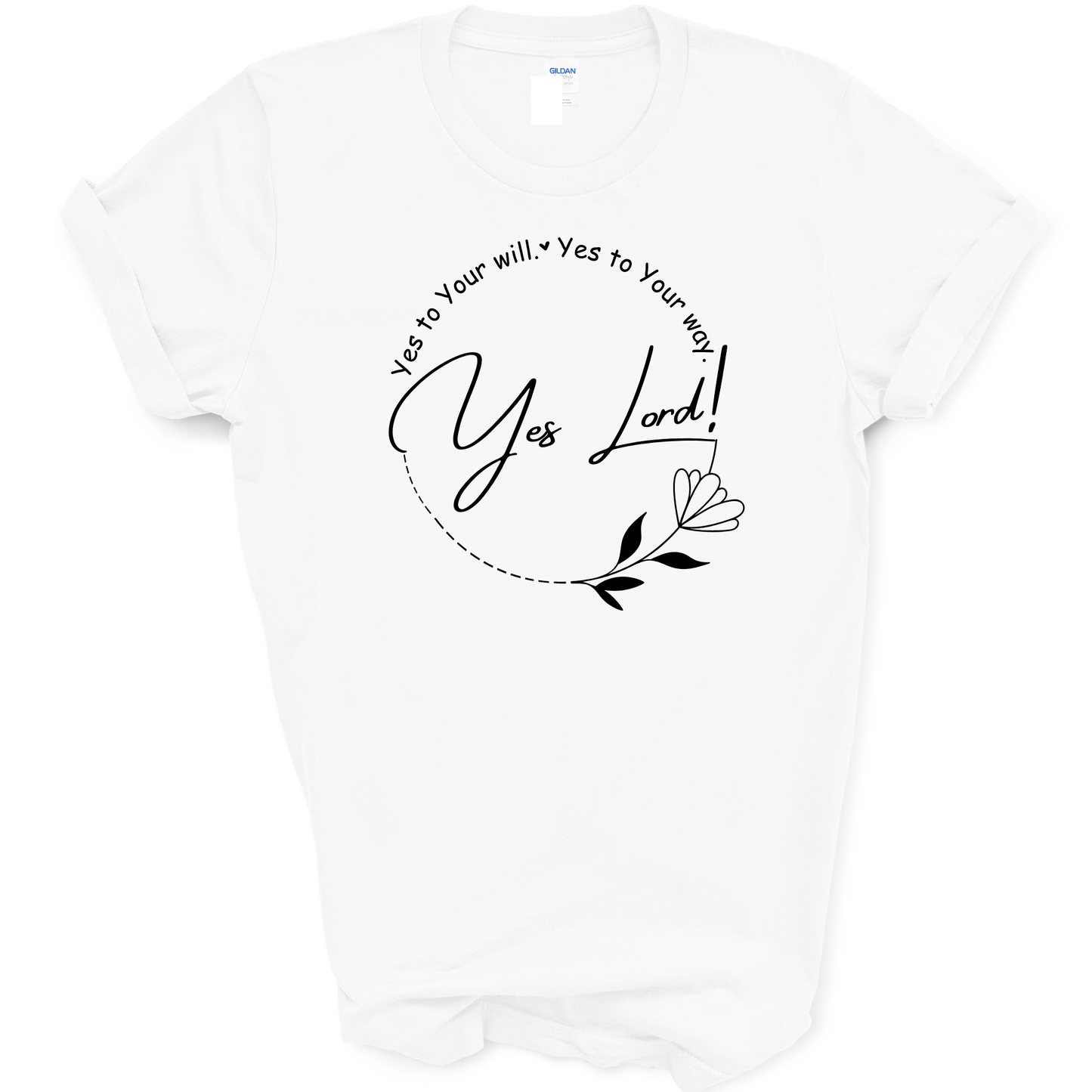 Yes Lord! Bible Verse Christian T-Shirt