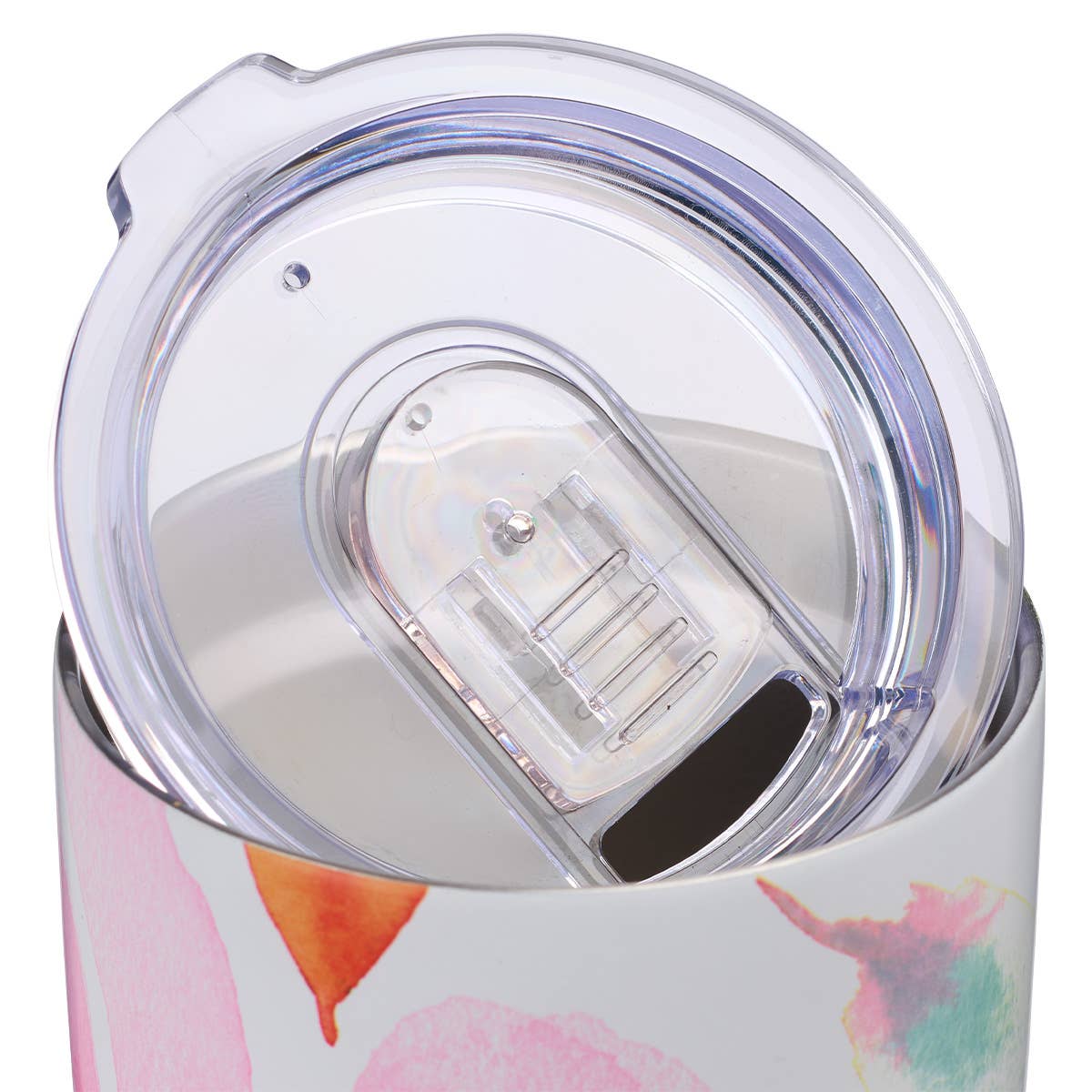SS Travel Mug Pink Daisies Shine