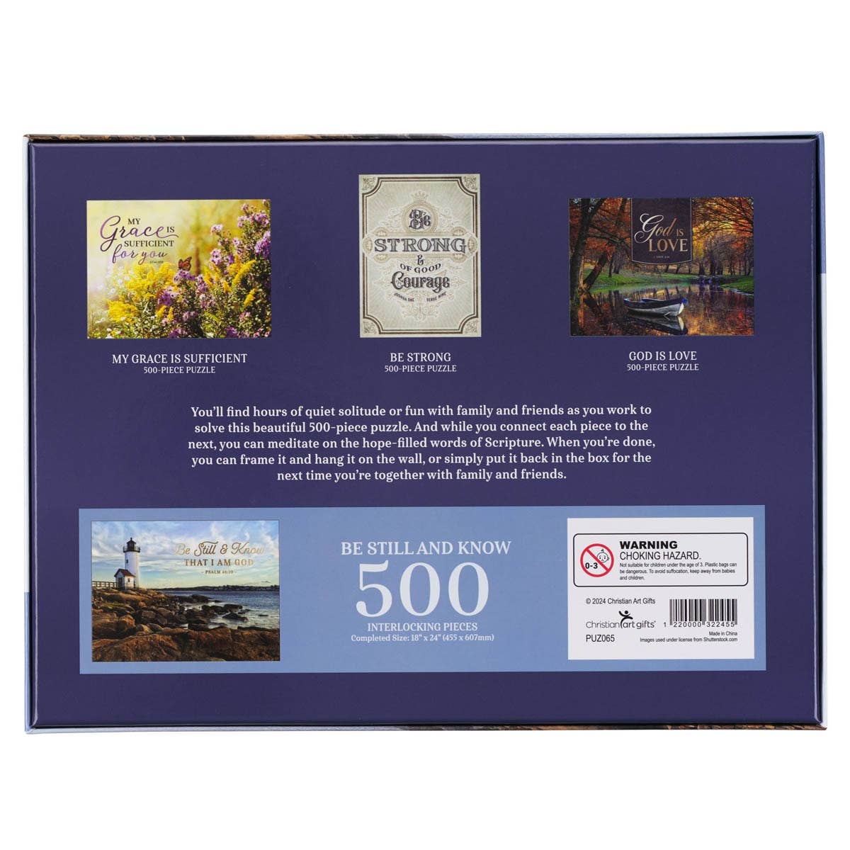 Puzzle 500 pc. Be Still Ps. 46:10
