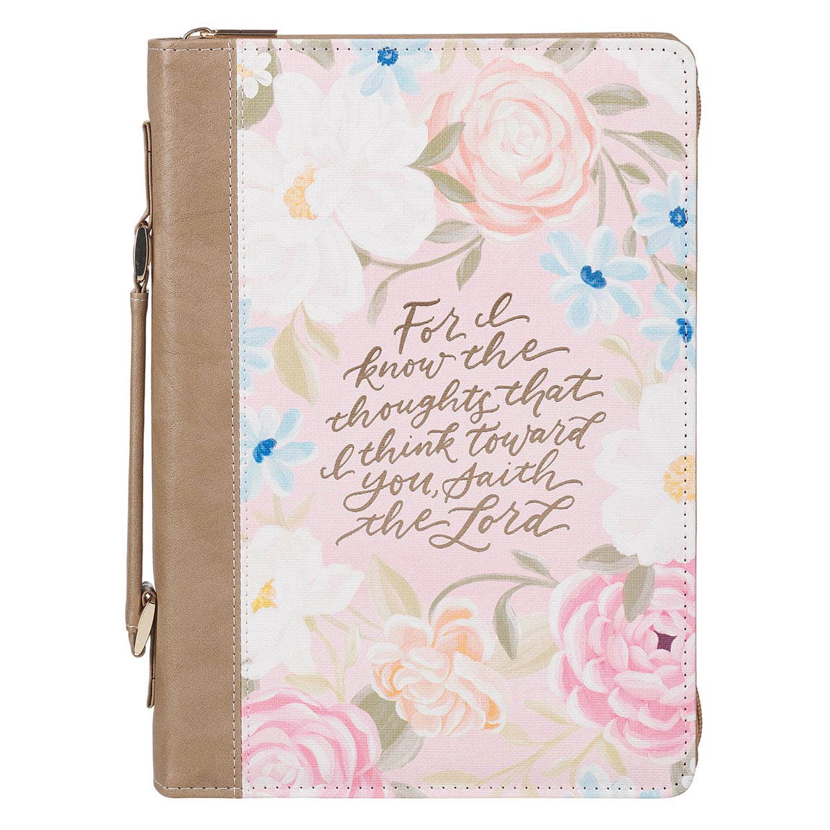Bible Cover Fashion Pink For I Know The Thoughts Jer. 29:11