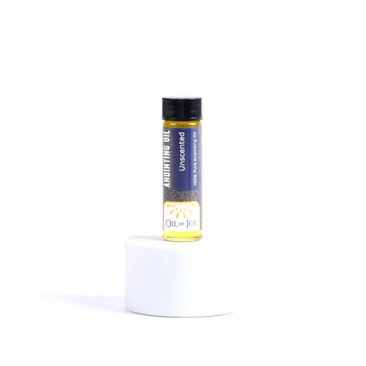 Anointing Oil  -Unscented  - 1/4 oz Glass Bottle