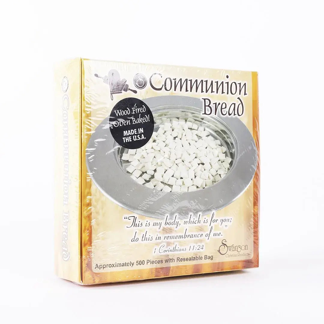 Communion Bread Squared - with Resealable Bag - Approx. 500