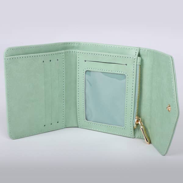 Wallet PU Leather Women's Blessed Green