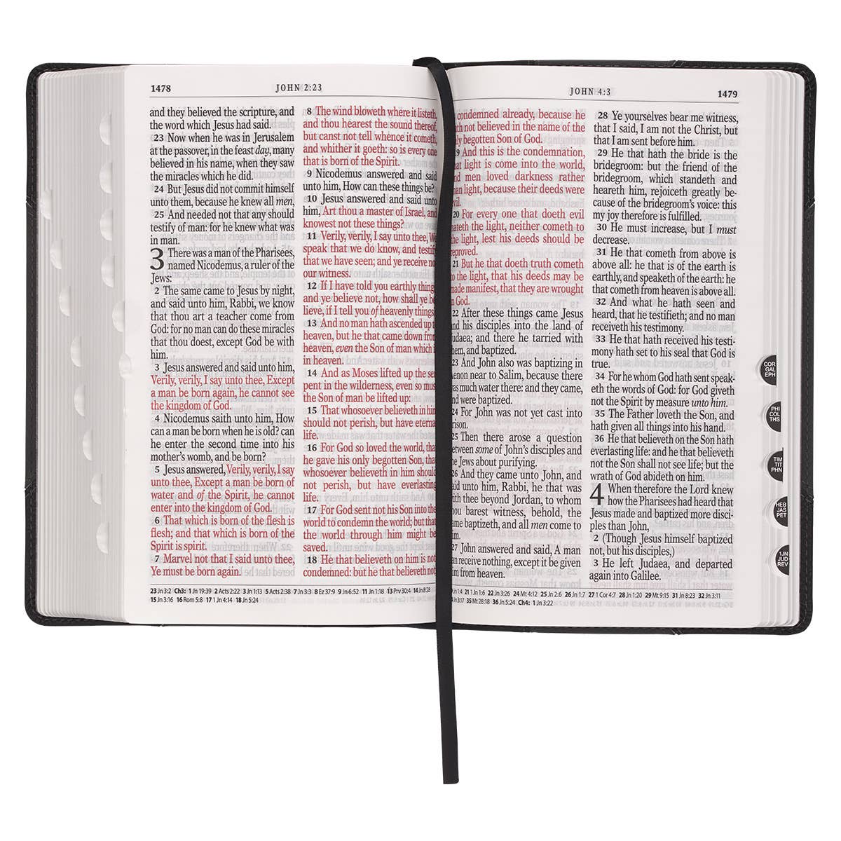 KJV Bible Giant Print Standard-size Faux Leather, Black/Gray