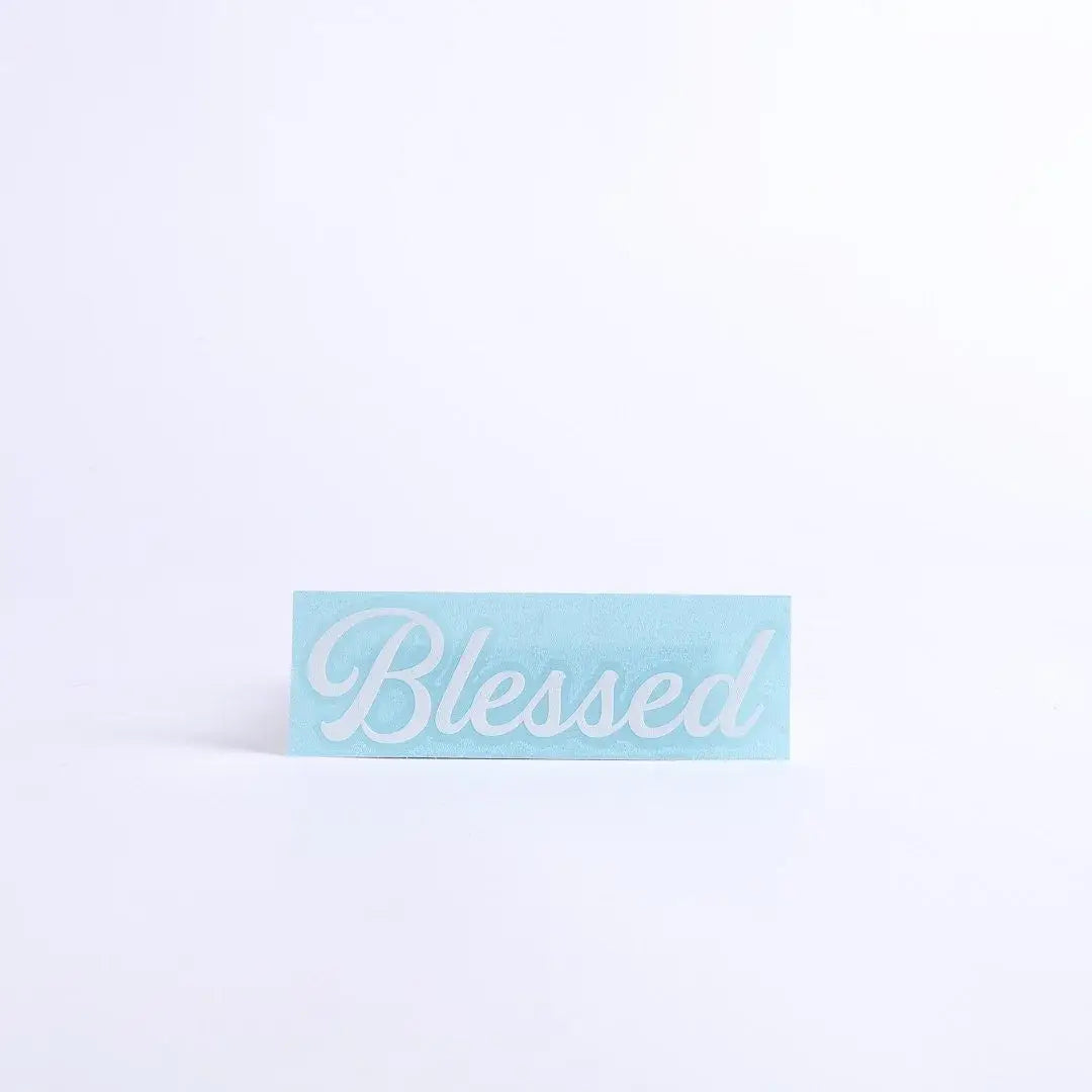 Auto Vinyl Decal - Blessed
