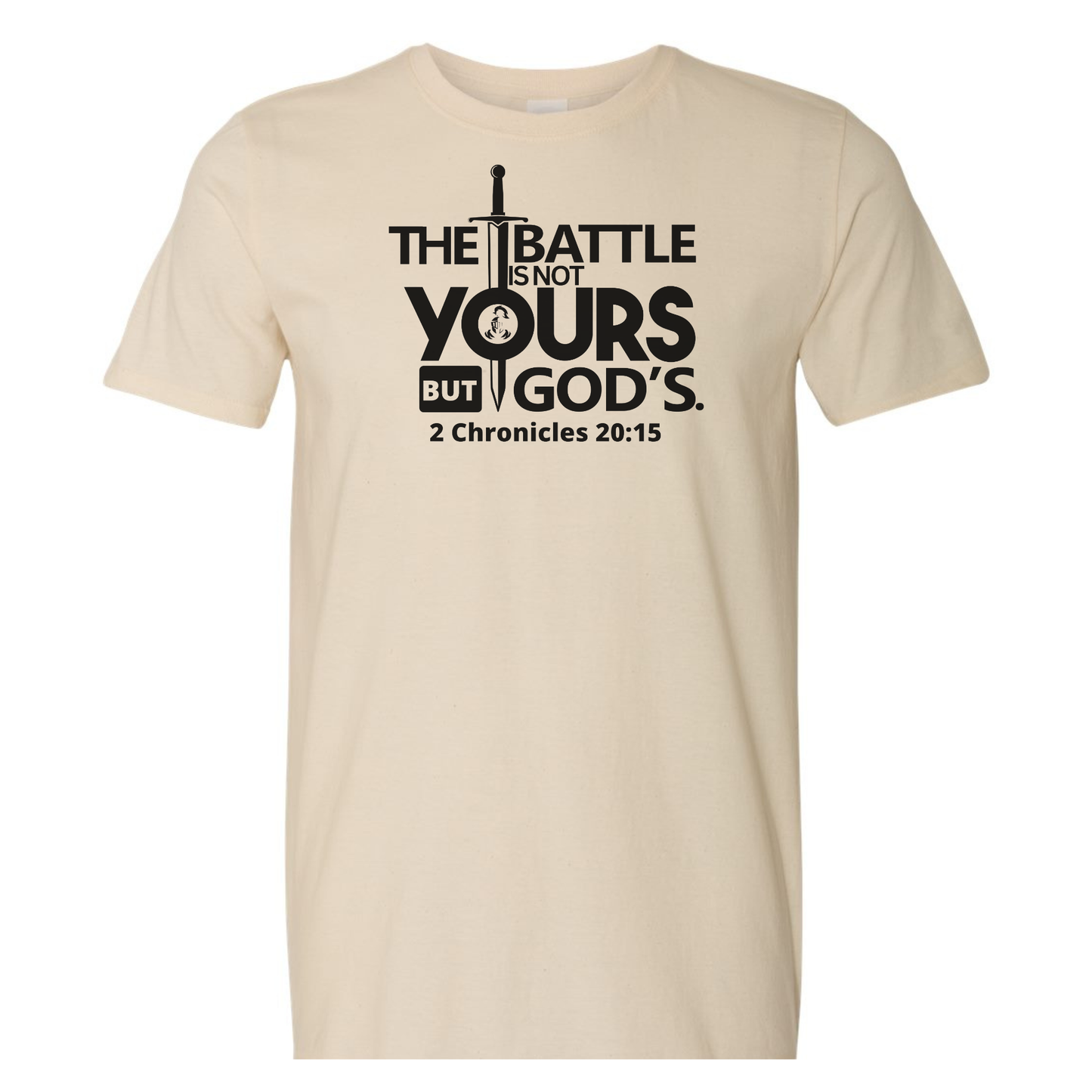 The Battle is Not Yours Christ Crew Neck T-Shirt