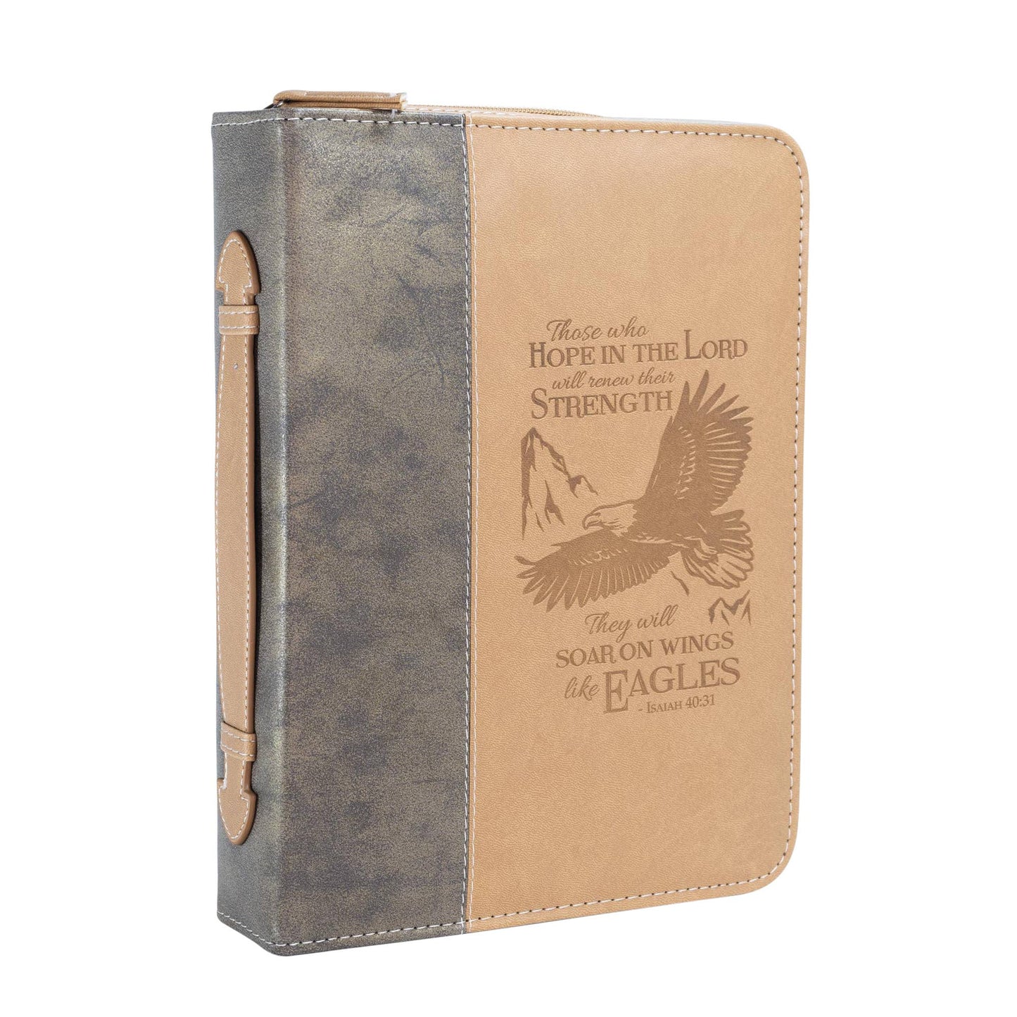 Divine Details: Bible Cover Brown Wings Of Eagles