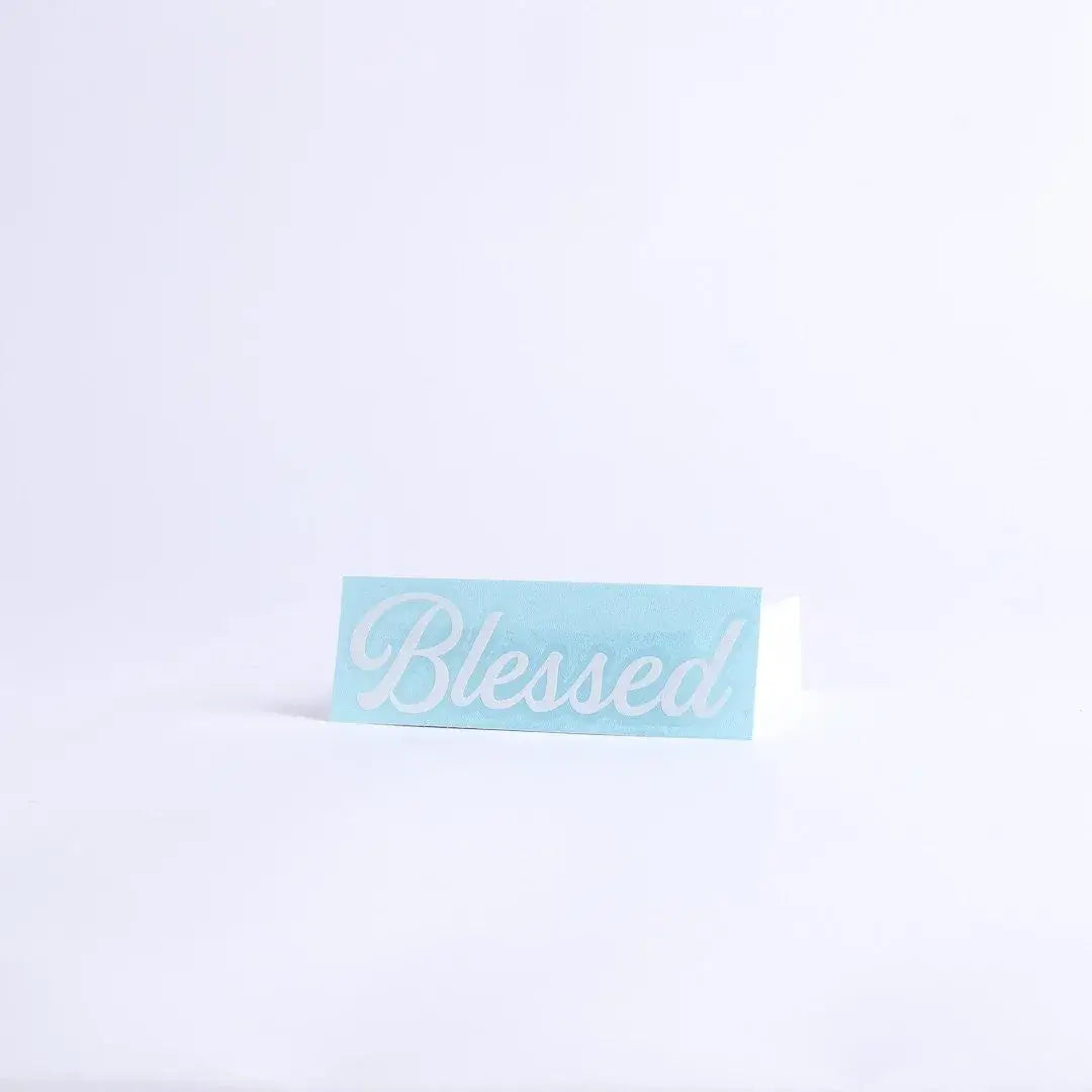 Auto Vinyl Decal - Blessed