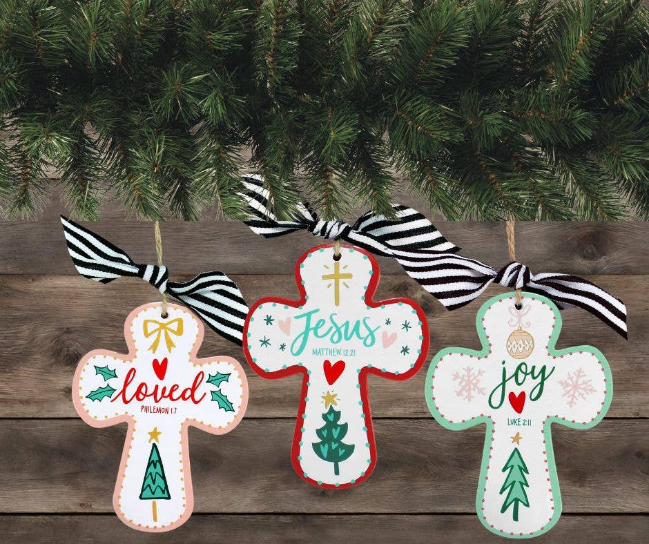 LCP Christmas Ornament Jesus Merry Bright